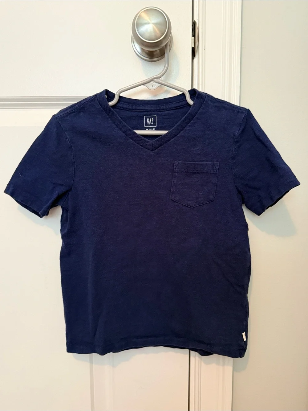 GAP Kids Navy V-Neck Short Sleeve Tee